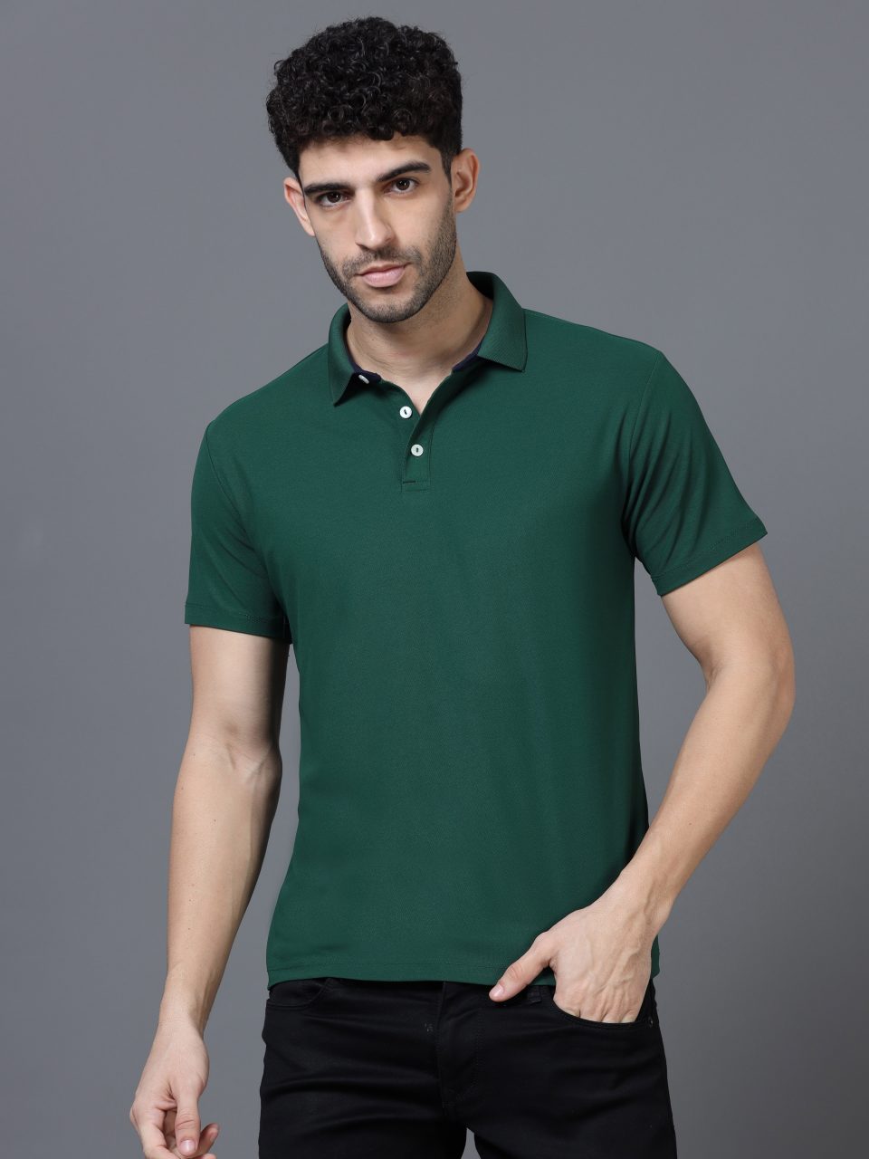 UBIQ Workleisure Polo Tshirt I Wrinkle Resistant I 200 GSM I Yoko Green