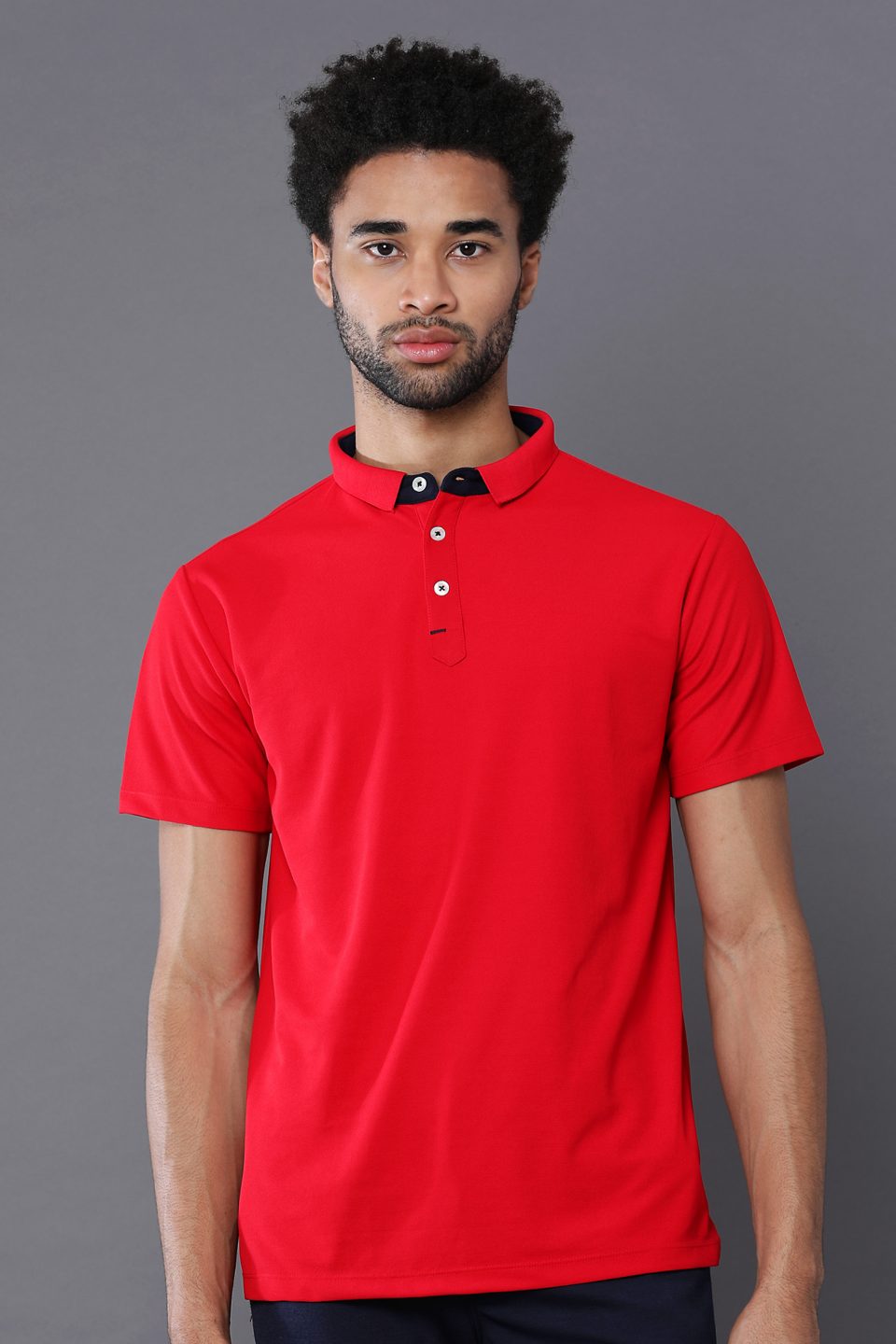 UBIQ Workleisure Polo Tshirt I Wrinkle Resistant I 200 GSM I Cherry Red