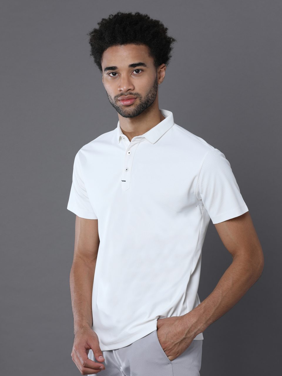 UBIQ Workleisure Polo Tshirt I Wrinkle Resistant I 200 GSM I Snow White